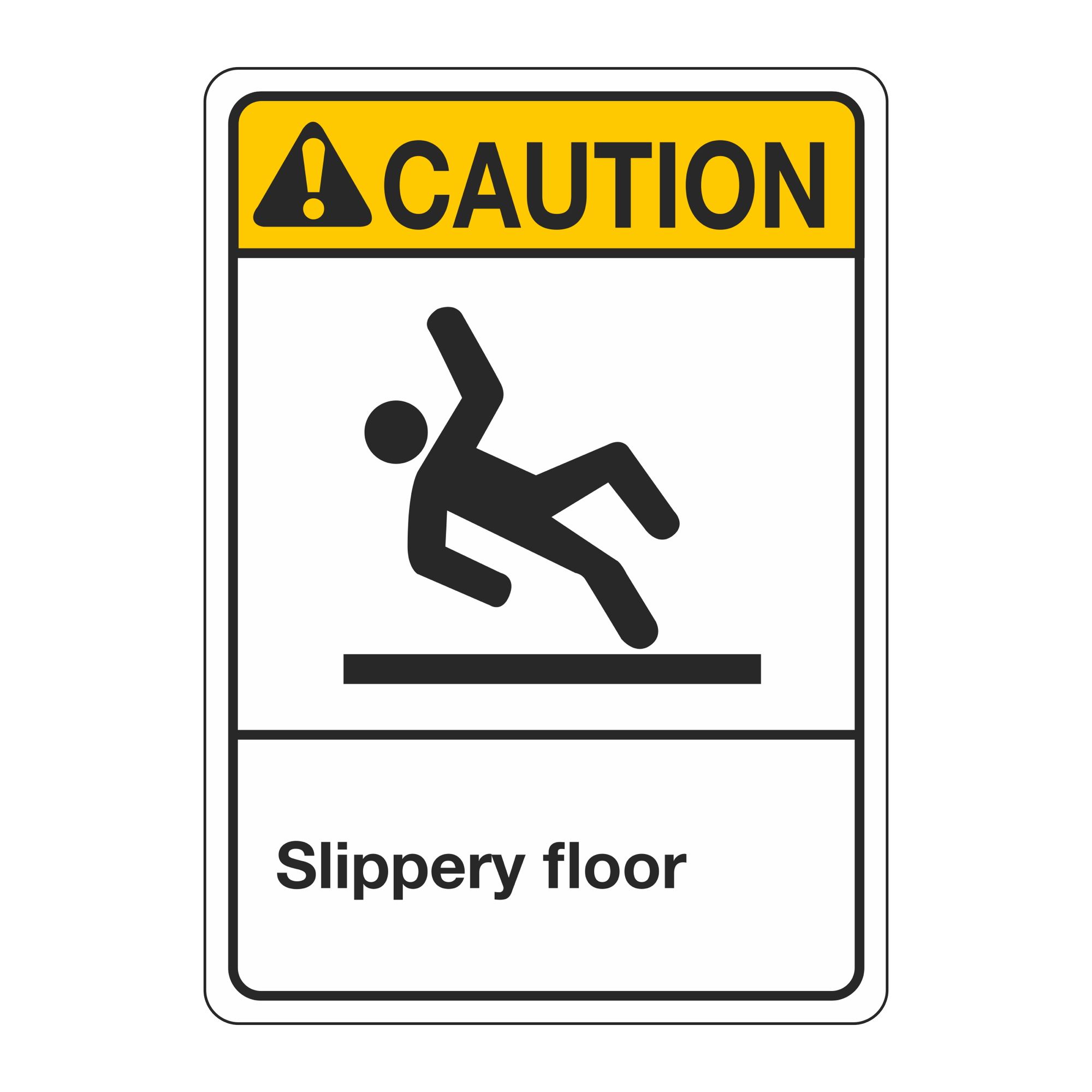 ANSI Slippery Floor Sign | Carlton Industries