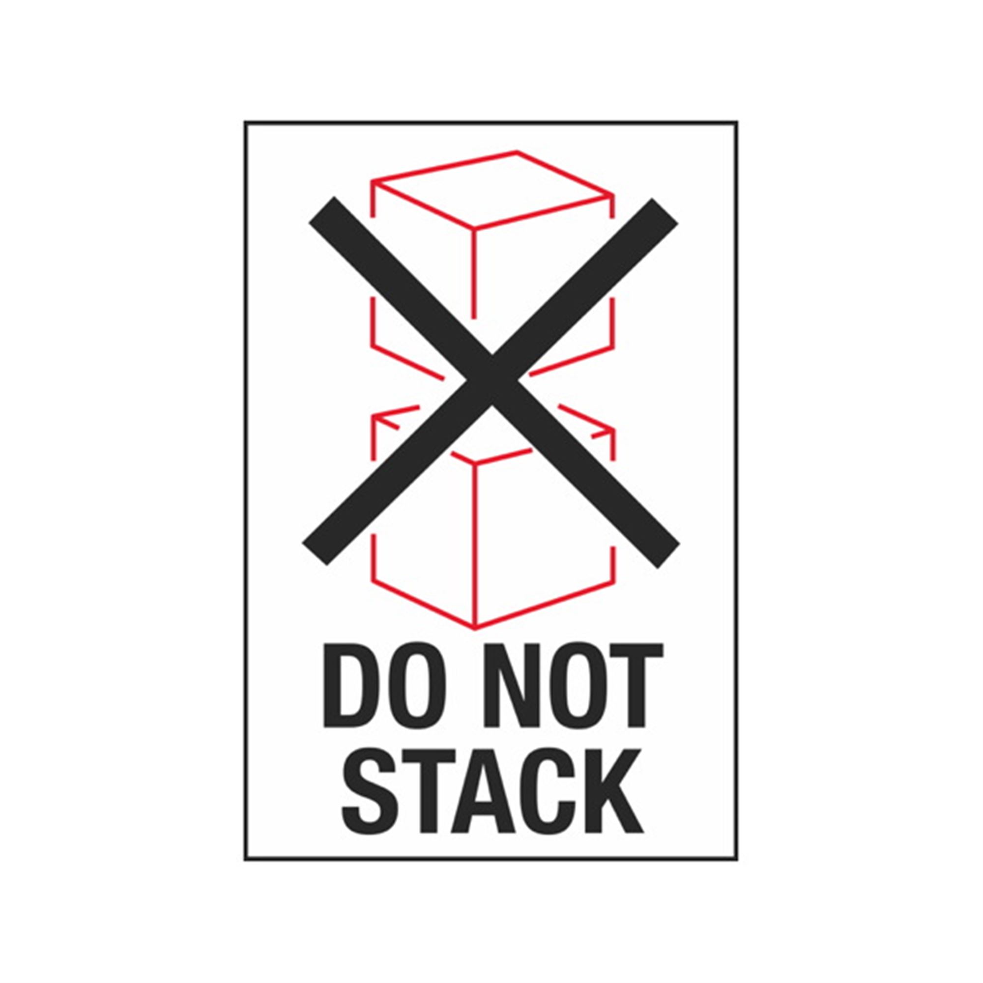 Do Not Stack - Shipping Label | Carlton Industries