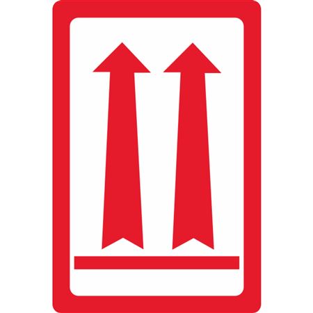 Double Arrows Up - Red