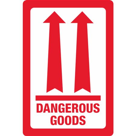 Double Arrows Up - Dangerous Goods