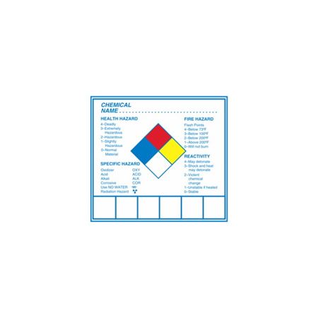 Chemical Hazard Decals with Symbols - Chemical Hazard Decal 2 3/4 x 3 ...