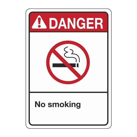 ANSI No Smoking Sign