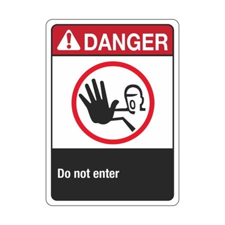 Danger Do Not Enter Sign - Graphic 