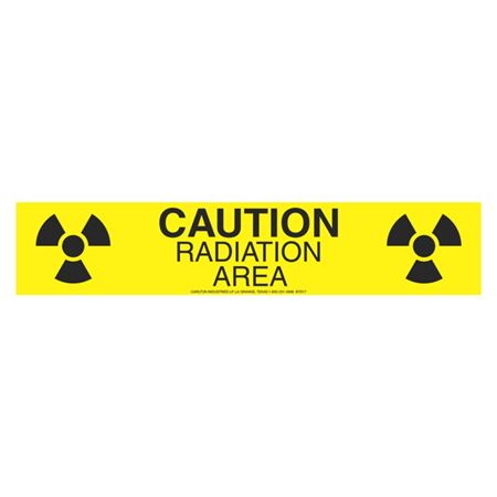 Caution Radiation Area (Graphic) - Barricade Tape