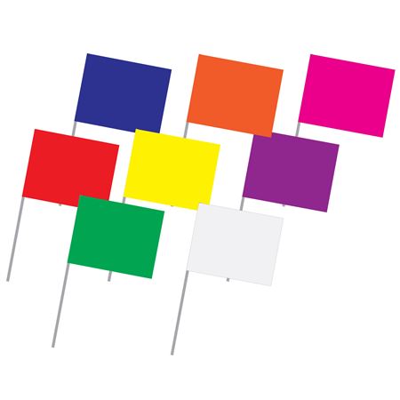 Blank Locating Flags - Standard Colors
