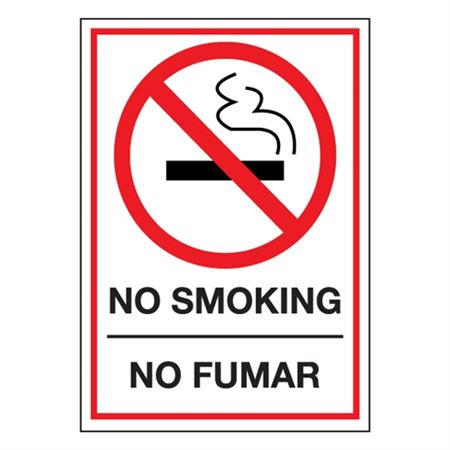 No Smoking/No Fumar -Decal | Carlton Industries