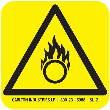 International Symbol Sign - Oxidizing Agents