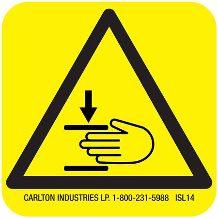 International Symbol Sign - Mind Your Hands