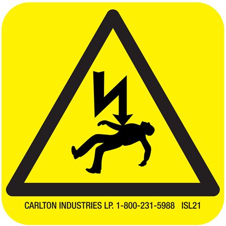 International Symbol Sign - Voltage Discharge