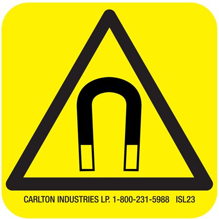 International Symbol Sign - Strong Magnetic Force