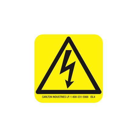 International Symbol Decal - High Voltage