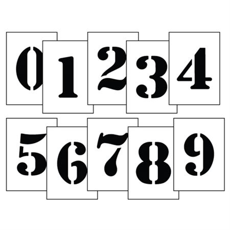 Magnetic Stencil 2 to 12 Number Kits