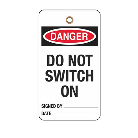 Utility & Electrical Safety Tags - Danger