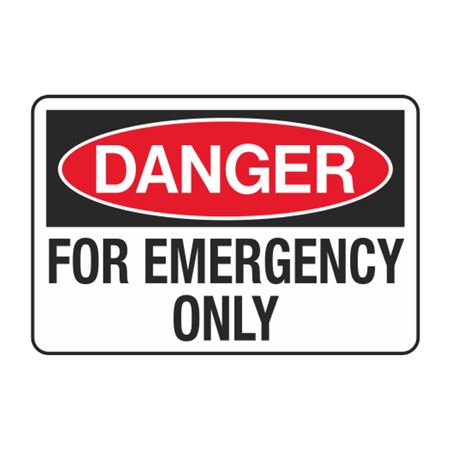 For Emergency Only Decal | Carlton Industries