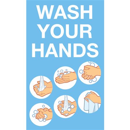 Wash Your Hands - Graphic Decal | Carlton Industries