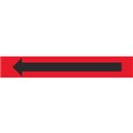 Arrow Pipe Markers - Single - Red - 4" x 24" - Pk 25