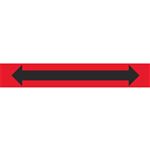 Arrow Pipe Markers - Double - Red - 4" x 24" - Pk 25