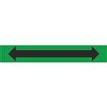 Arrow Pipe Markers - Double - Green - 4" x 24" - Pk 25