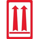 Double Arrows Up - Red