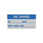 Oil Change - Write-On Decal