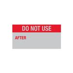 Do Not Use After - QC Write-On Decal