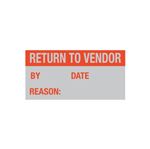 Return To Vendor - QC Write-On Decal