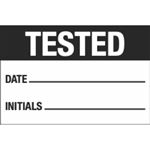 Tested - Aluminum Calibration Label