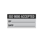 ISO 9000 Accepted - QC Write-On Decal