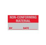 Non-Conforming Material - Misc. Write-On Decal