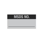 MSDS No. - Misc. Write-On Decal