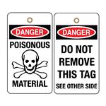 Danger Poisonous Material (graphic) Tag