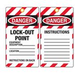 Danger Lock Out Point Tag