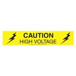 Caution High Voltage Barricade Symbol Tape