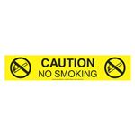 Caution No Smoking Barricade Symbol Tape