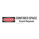 Confined Space Permit Required Barricade Tape