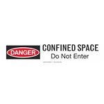 Confined Space Do Not Enter Barricade Tape