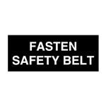 Seat Belt Decals - Fasten Safety Belt 2 x 5