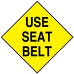 Seat Belt Decals - Use Seat Belt 2 x 2