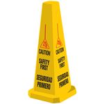 Safety Cones - Caution Safety First / Seguridad Primero