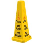 Safety Cones - Caution Wet Floor/ Piso Mojado