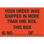 Your Order Was Shipped... - Fluorescent Shipping Label