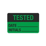 Calibration Hot Labels - Tested Date/Initials - 1 1/2 x 2 3/8