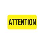 Pre-Printed Hot Strips - Attention - 1 X 2