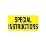 Pre-Printed Hot Strips - Special Instructions - 1 x 2