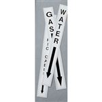 Stock Decals for Pedestal Markers - Electric Cable