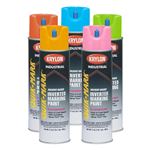 Krylon Industrial Marking Paint - Fluorescent Case of 12