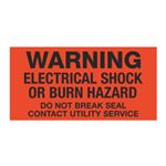 Warning Electrical Shock or Burn Hazard