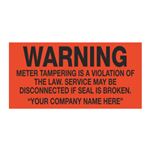 Warning Meter Tampering Is A Violation Of The Law