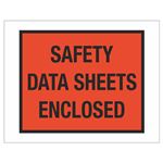 Packing List Envelope - Safety Data Sheets Enclosed