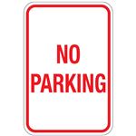 No Parking Sign 12"x18"